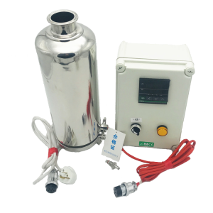 gas housing with heater jacket