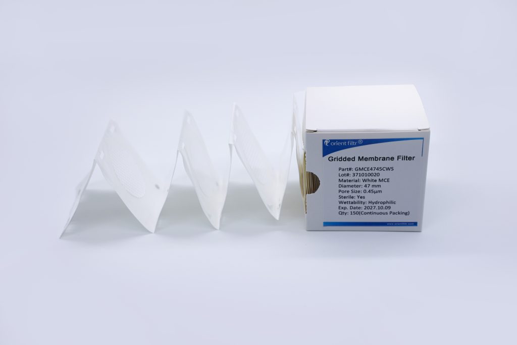 gridded membrane filter